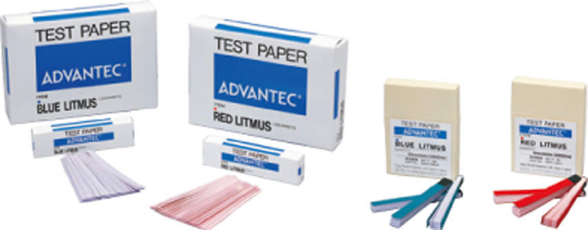 アドバンテック リトマス試験紙 ブックタイプ 赤
