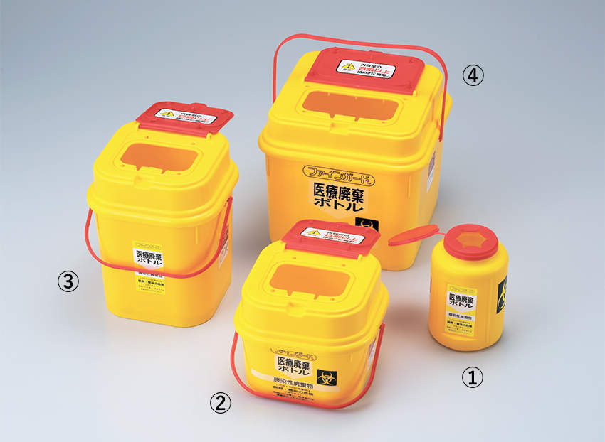 医療廃棄ボトル 10L 18505 4個入