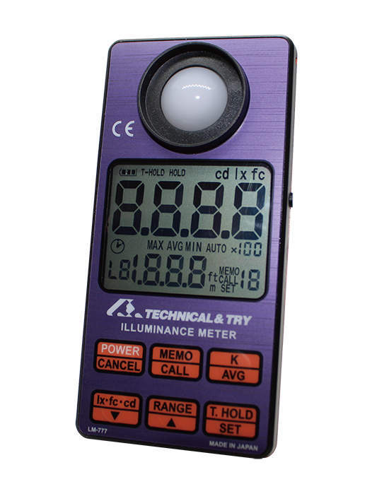 TECHNICAL＆TRY LM-777 LED照度計 一般形AA級 照度計準拠 デジタル
