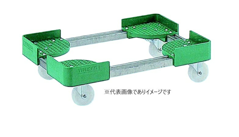 (直送)伸縮式コンテナ台車 4輪車 FCD-4050