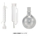 三商 81-0341 2L ガラスセット 大型ソックスレー脂肪抽出器