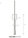三商 81-0475 PTFEペストル 20ml 三商ホモジナイザーETFEコート