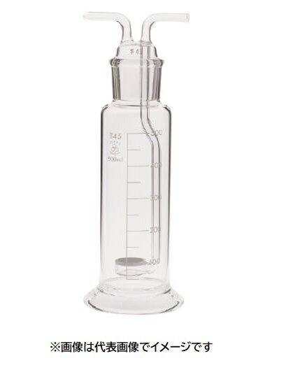 三商 81-0601 中管 ガラスフィルターG-1付 三商 透明摺合セガス洗浄瓶250ml用(4.0)