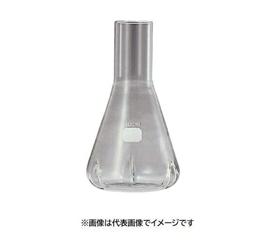 IWAKI 4552FK500 500ml バッフル付三角フラスコ リム無