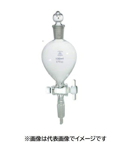 三商 共通分液ロート球形上24下19 PTFEコック付 300mL