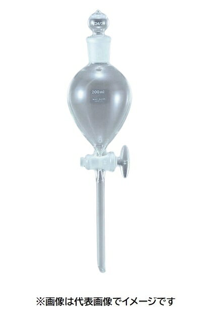 IWAKI 分液ロート 丸形、共通摺合せ栓 6340FS500