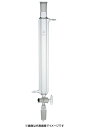 三商 外套付クロマト管 カラムφ15 上下19 300mm PTFEコック