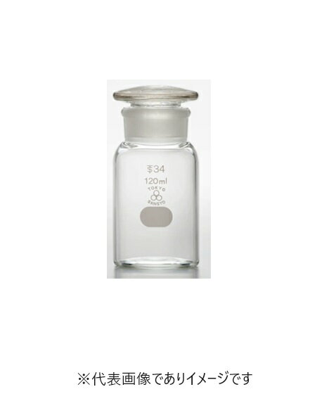 三商 共通摺合せ試薬瓶 広口 白 1000ml(4.0)