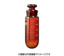 IWAKI 遠沈管 50mL 透明摺共栓 目付 茶 丸底 58584CTF50 1本入