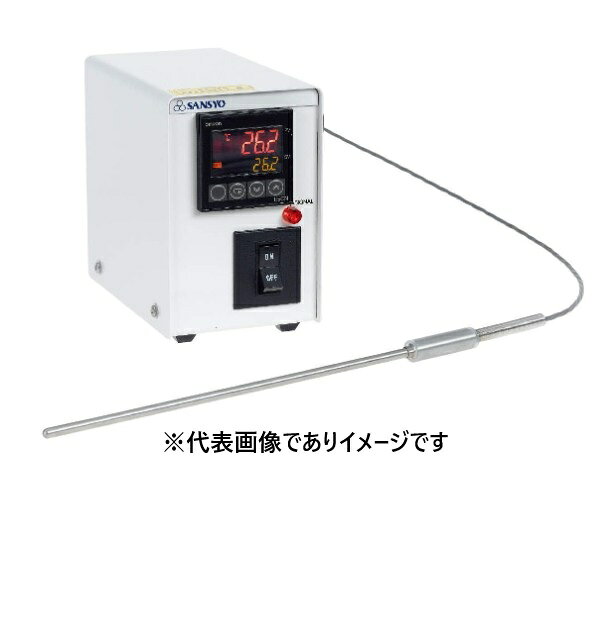 【画像はイメージです】発送日が表示納期を超える場合は、別途ご相談いたします。 ★数量・大口割引も受付中！お問い合わせください。 TEL：045-243-0716 ☆注意喚起：弊社ハカルドットコム楽天市場店のデーターを無断転用した悪質なサイトを発見致しました。 楽天市場以外に掲載されておりましたら無断転用サイトの可能性がありますのでご注意ください ■三商 SA-010D デジタル恒温用温度調節器の特長 ●ヒータ、水槽等と組合せて使用することにより温度のコントロールをたやすくします ●見やすいデジタル式表示により設定しやすくなっています ●保護機構としてサーキットプロテクタ装備 ●温度範囲： 0〜200℃ ●温度精度： ±0.05〜0.5℃ ●温度センサ： Pt100Ω φ5×200mm リード線1m ●外部入力端子台： Y型 F0.3-3 ●出力容量： MAX15A ●外寸法・重量： W80×D115×H110mm・1.3kg ●電源： AC100V 50/60Hz 15A【画像はイメージです】発送日が表示納期を超える場合は、別途ご相談いたします。 ★数量・大口割引も受付中！お問い合わせください。 TEL：045-243-0716 ☆注意喚起：弊社ハカルドットコム楽天市場店のデーターを無断転用した悪質なサイトを発見致しました。 楽天市場以外に掲載されておりましたら無断転用サイトの可能性がありますのでご注意ください ■三商 SA-010D デジタル恒温用温度調節器の特長 ●ヒータ、水槽等と組合せて使用することにより温度のコントロールをたやすくします ●見やすいデジタル式表示により設定しやすくなっています ●保護機構としてサーキットプロテクタ装備 ●温度範囲： 0〜200℃ ●温度精度： ±0.05〜0.5℃ ●温度センサ： Pt100Ω φ5×200mm リード線1m ●外部入力端子台： Y型 F0.3-3 ●出力容量： MAX15A ●外寸法・重量： W80×D115×H110mm・1.3kg ●電源： AC100V 50/60Hz 15A
