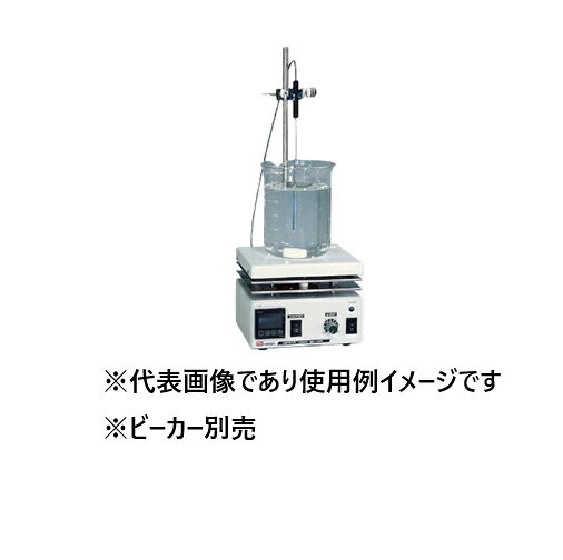 【画像はイメージです】発送日が表示納期を超える場合は、別途ご相談いたします。 ★数量・大口割引も受付中！お問い合わせください。 TEL：045-243-0716 ☆注意喚起：弊社ハカルドットコム楽天市場店のデーターを無断転用した悪質なサイトを発見致しました。 楽天市場以外に掲載されておりましたら無断転用サイトの可能性がありますのでご注意ください ■日伸 SW-17HSD PID制御ホットプレートスターラーの特長 ●白金測温抵抗体のセンサ(FEP加工)は、直接容器内試料液の温度を感知して高精度に調節します ●プレートは耐薬品に優れたセラミックコーティング仕上げ ●強力なフェライト磁石を用いています ●水1L、37℃安定まで約20分で到達します ●回転数： 約200〜1200rpm ●撹拌容量： 50ml〜3L ●温度範囲： (室温+5)〜150℃ ●温度精度： ±0.1℃ ●モータ： インダクションモータ ●回転制御方式： 位相制御・電磁ブレーキ併用 ●トッププレート： セラミックコーティング W175×D160mm ●外寸法・重量： W180×D220×H140(ポール装着時H460)mm・3.9kg ●電源： AC100V 50/60Hz 5A ●付属品： 温度センサ、温度センサ取付用ポール、ムッフ、30mm撹拌子、クランプ1個【画像はイメージです】発送日が表示納期を超える場合は、別途ご相談いたします。 ★数量・大口割引も受付中！お問い合わせください。 TEL：045-243-0716 ☆注意喚起：弊社ハカルドットコム楽天市場店のデーターを無断転用した悪質なサイトを発見致しました。 楽天市場以外に掲載されておりましたら無断転用サイトの可能性がありますのでご注意ください ■日伸 SW-17HSD PID制御ホットプレートスターラーの特長 ●白金測温抵抗体のセンサ(FEP加工)は、直接容器内試料液の温度を感知して高精度に調節します ●プレートは耐薬品に優れたセラミックコーティング仕上げ ●強力なフェライト磁石を用いています ●水1L、37℃安定まで約20分で到達します ●回転数： 約200〜1200rpm ●撹拌容量： 50ml〜3L ●温度範囲： (室温+5)〜150℃ ●温度精度： ±0.1℃ ●モータ： インダクションモータ ●回転制御方式： 位相制御・電磁ブレーキ併用 ●トッププレート： セラミックコーティング W175×D160mm ●外寸法・重量： W180×D220×H140(ポール装着時H460)mm・3.9kg ●電源： AC100V 50/60Hz 5A ●付属品： 温度センサ、温度センサ取付用ポール、ムッフ、30mm撹拌子、クランプ1個
