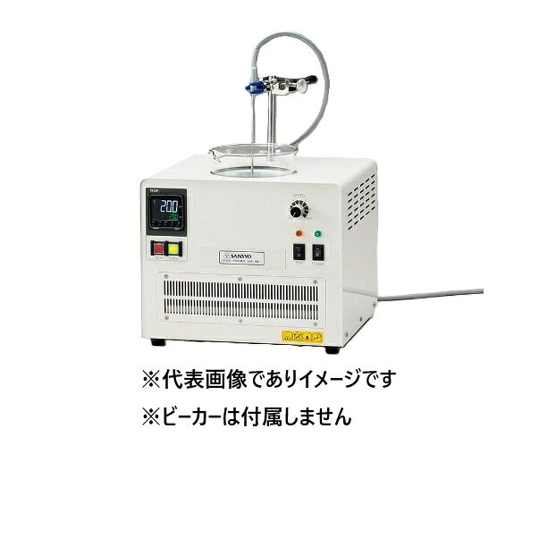 【画像はイメージです】発送日が表示納期を超える場合は、別途ご相談いたします。 ★数量・大口割引も受付中！お問い合わせください。 TEL：045-243-0716 ☆注意喚起：弊社ハカルドットコム楽天市場店のデーターを無断転用した悪質なサイトを発見致しました。 楽天市場以外に掲載されておりましたら無断転用サイトの可能性がありますのでご注意ください ■三商 SAC-900 クールスターラーの特長 ●温度調節器は精度のよいJPt測温抵抗体をセンサーにした、PIDデジタル式です ●冷却はペルチェ素子を応用し、加熱はヒータ(200W)を使用し、幅広い温度で使用できます ●冷却可能な恒温庫としてもお使い頂けます ●日本薬局方・導電率測定にも最適 ●回転数： 200〜800rpm ●撹拌容量： 50ml〜1L(ビーカー) ●温度範囲： -5〜80℃(周囲温度25℃時) ●分解能： 0.1℃ ●温度精度： ±0.5℃(10℃設定時) ●冷却・加熱槽： φ110×H115mm ●外寸法： W275×D278×H355mm(固定支柱含む) ●重量 ：12kg ●電源： AC100V 50/60Hz 5A ●付属品： 温度センサ、30mm撹拌子、センサーホルダー、センサー固定支柱【画像はイメージです】発送日が表示納期を超える場合は、別途ご相談いたします。 ★数量・大口割引も受付中！お問い合わせください。 TEL：045-243-0716 ☆注意喚起：弊社ハカルドットコム楽天市場店のデーターを無断転用した悪質なサイトを発見致しました。 楽天市場以外に掲載されておりましたら無断転用サイトの可能性がありますのでご注意ください ■三商 SAC-900 クールスターラーの特長 ●温度調節器は精度のよいJPt測温抵抗体をセンサーにした、PIDデジタル式です ●冷却はペルチェ素子を応用し、加熱はヒータ(200W)を使用し、幅広い温度で使用できます ●冷却可能な恒温庫としてもお使い頂けます ●日本薬局方・導電率測定にも最適 ●回転数： 200〜800rpm ●撹拌容量： 50ml〜1L(ビーカー) ●温度範囲： -5〜80℃(周囲温度25℃時) ●分解能： 0.1℃ ●温度精度： ±0.5℃(10℃設定時) ●冷却・加熱槽： φ110×H115mm ●外寸法： W275×D278×H355mm(固定支柱含む) ●重量 ：12kg ●電源： AC100V 50/60Hz 5A ●付属品： 温度センサ、30mm撹拌子、センサーホルダー、センサー固定支柱
