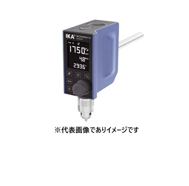 【画像はイメージです】発送日が表示納期を超える場合は、別途ご相談いたします。 ★数量・大口割引も受付中！お問い合わせください。 TEL：045-243-0716 ☆注意喚起：弊社ハカルドットコム楽天市場店のデーターを無断転用した悪質なサイトを発見致しました。 楽天市場以外に掲載されておりましたら無断転用サイトの可能性がありますのでご注意ください ■IKA 撹拌機 MICROSTAR 7.5 コントロールの特長 ●コンパクト設計 ●デジタル表示により設定回転数と実回転数を正確にモニタリング。温度測定をディスプレイ表示 ●撹拌機の不均衡な振動を感知し、装置を自動でスイッチオフ ●USB、R232端子搭載。PC接続で、ファームウェア更新可能 ●撹拌処理量(H2O)： 5L ●粘度範囲(mPas)： 4,000 ●回転数範囲(rpm)： 30〜2000 ●最大トルク(N・cm)： 7.5 ●モータ(W)： 入力32/出力22 ●タイマー： 有 ●チャック締付範囲(mm)： φ0.5〜8.2 ●外寸法(mm)： W60×D136×H173 ●重量(kg)： 1.18 ●電源： AC115V 50/60Hz【画像はイメージです】発送日が表示納期を超える場合は、別途ご相談いたします。 ★数量・大口割引も受付中！お問い合わせください。 TEL：045-243-0716 ☆注意喚起：弊社ハカルドットコム楽天市場店のデーターを無断転用した悪質なサイトを発見致しました。 楽天市場以外に掲載されておりましたら無断転用サイトの可能性がありますのでご注意ください ■IKA 撹拌機 MICROSTAR 7.5 コントロールの特長 ●コンパクト設計 ●デジタル表示により設定回転数と実回転数を正確にモニタリング。温度測定をディスプレイ表示 ●撹拌機の不均衡な振動を感知し、装置を自動でスイッチオフ ●USB、R232端子搭載。PC接続で、ファームウェア更新可能 ●撹拌処理量(H2O)： 5L ●粘度範囲(mPas)： 4,000 ●回転数範囲(rpm)： 30〜2000 ●最大トルク(N・cm)： 7.5 ●モータ(W)： 入力32/出力22 ●タイマー： 有 ●チャック締付範囲(mm)： φ0.5〜8.2 ●外寸法(mm)： W60×D136×H173 ●重量(kg)： 1.18 ●電源： AC115V 50/60Hz