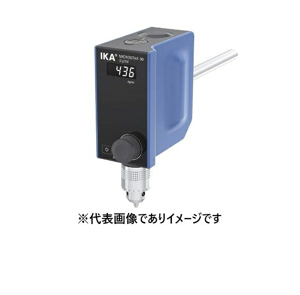 【画像はイメージです】発送日が表示納期を超える場合は、別途ご相談いたします。 ★数量・大口割引も受付中！お問い合わせください。 TEL：045-243-0716 ☆注意喚起：弊社ハカルドットコム楽天市場店のデーターを無断転用した悪質なサイトを発見致しました。 楽天市場以外に掲載されておりましたら無断転用サイトの可能性がありますのでご注意ください ■IKA 撹拌機 MICROSTAR 30 デジタルの特長 ●表示機能を回転数のみに絞ったシンプルな設計 ●負荷によらず、一定の回転数を保ちます ●USB端子搭載。PC接続で、ファームウェア更新可能 ●撹拌容量(H2O)： 20L ●粘度範囲(mPas)： 20000 ●回転数範囲(rpm)： 50〜500 ●最大トルク(N・cm)： 30 ●モータ(W)： 入力32/出力22 ●タイマー： 無 ●チャック締付範囲(mm)： φ0.5〜8.2 ●外寸法(mm)： W60×D126×H173 ●重量(kg)： 1.26 ●電源： AC100〜240V 50/60Hz ※スタンド、ボスヘッドクランプは別売です ※撹拌羽根は棒外径φ8mm以下をご使用下さい【画像はイメージです】発送日が表示納期を超える場合は、別途ご相談いたします。 ★数量・大口割引も受付中！お問い合わせください。 TEL：045-243-0716 ☆注意喚起：弊社ハカルドットコム楽天市場店のデーターを無断転用した悪質なサイトを発見致しました。 楽天市場以外に掲載されておりましたら無断転用サイトの可能性がありますのでご注意ください ■IKA 撹拌機 MICROSTAR 30 デジタルの特長 ●表示機能を回転数のみに絞ったシンプルな設計 ●負荷によらず、一定の回転数を保ちます ●USB端子搭載。PC接続で、ファームウェア更新可能 ●撹拌容量(H2O)： 20L ●粘度範囲(mPas)： 20000 ●回転数範囲(rpm)： 50〜500 ●最大トルク(N・cm)： 30 ●モータ(W)： 入力32/出力22 ●タイマー： 無 ●チャック締付範囲(mm)： φ0.5〜8.2 ●外寸法(mm)： W60×D126×H173 ●重量(kg)： 1.26 ●電源： AC100〜240V 50/60Hz ※スタンド、ボスヘッドクランプは別売です ※撹拌羽根は棒外径φ8mm以下をご使用下さい
