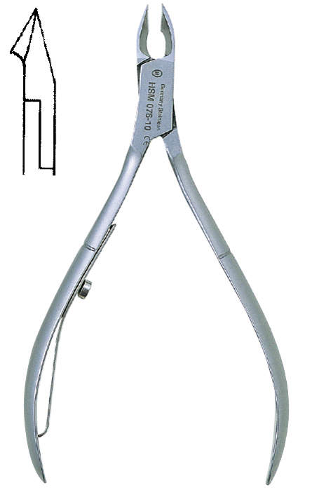 ハマー HSM076-10 骨鉗子 105mm 研究実験用