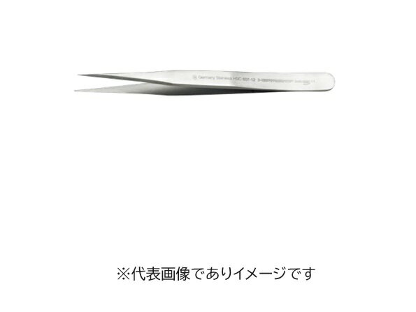【画像はイメージです】【納期について】発送日が配送予定を超える場合は、別途メールや問合せフォームにてご相談いたします。★数量・大口割引も受付中！お問い合わせください。 ■精密ピンセット HSC 607-12の特長 規格:No.1 全長(mm...