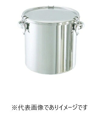 【画像はイメージです】発送日が配送予定の納期を超える場合は、別途ご相談いたします。★数量・大口割引も受付中！お問い合わせください。TEL：045-243-0716 ■ステンレス密閉容器 クリップ式 SUS304 CTH-47Hの特長 ●薬液や粉等、さまざまな貯蔵に最適です。 ●本体と蓋の締付けをキャッチクリップで行い密閉します。 ●シリコンパッキン付(食品衛生法適合品)。 ●容量(L):100 ●内径×内高×板厚(mm):φ470×600×1.2 ●材質:SUS304 ●パッキン材質:シリコンゴム(食品衛生法適合品) ●表面処理:内外面バフ研磨【画像はイメージです】発送日が配送予定の納期を超える場合は、別途ご相談いたします。★数量・大口割引も受付中！お問い合わせください。TEL：045-243-0716 ■ステンレス密閉容器 クリップ式 SUS304 CTH-47Hの特長 ●薬液や粉等、さまざまな貯蔵に最適です。 ●本体と蓋の締付けをキャッチクリップで行い密閉します。 ●シリコンパッキン付(食品衛生法適合品)。 ●容量(L):100 ●内径×内高×板厚(mm):φ470×600×1.2 ●材質:SUS304 ●パッキン材質:シリコンゴム(食品衛生法適合品) ●表面処理:内外面バフ研磨
