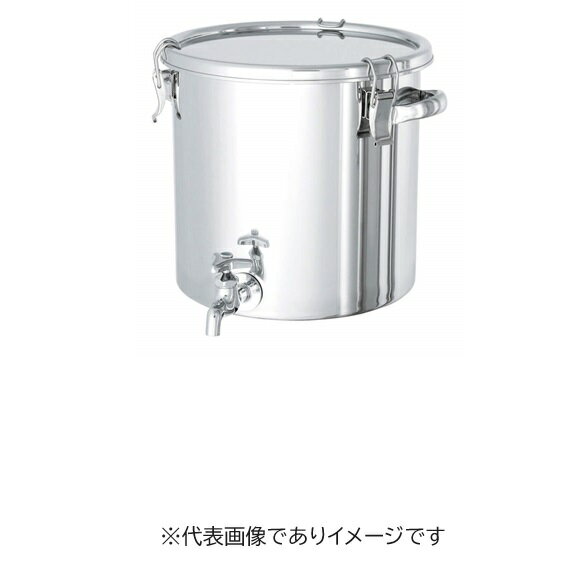 【画像はイメージです】【納期について】発送日が配送予定を超える場合は、別途メールや問合せフォームにてご相談いたします。★数量・大口割引も受付中！お問い合わせください。 ■蛇口付密閉容器 CTH-W-36の特長 容器底側面に、呼び径13の蛇口...