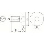 京セラ HF24X60HA 部品 ネジ クーラントホール付