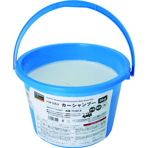 TRUSCO 114-4857 TCSH-5 バケツ入リ カーシャンプー5KG 1144857