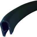 TRUSCO 116-4935 WP-500B-2M-BK ワンタッチガスケット 2m PVC 芯材入リ 板厚4.5mmマデ 縦取リ付ケ 1164935