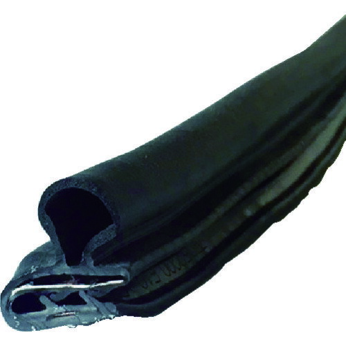 TRUSCO 116-4938 WP-FC322-2M-BK ワンタッチガスケット 2m EPDM 芯材入リ 板厚1.4mmマデ 横取リ付ケ 11..
