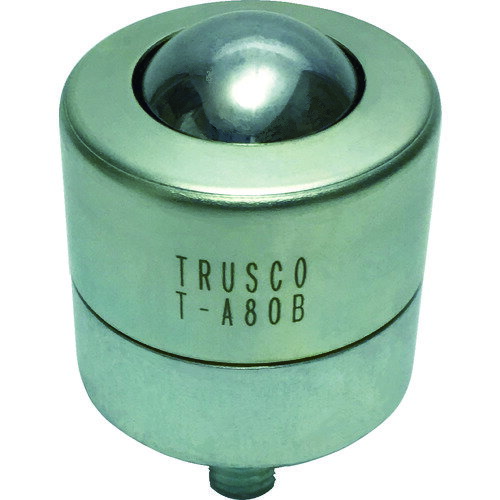 TRUSCO 123-8816 T-A80B ボールキャスター 切削加工品上向用 スチール製ボール 1238816