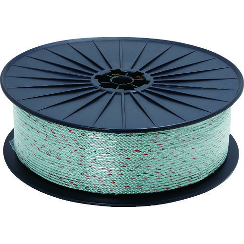 TRUSCO 161-2267 D-ROPE4500-GY ドローン用パイロットロープ PP4mm 長さ500m ボビン巻キ グレー 1612267