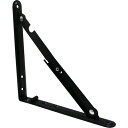 TRUSCO 396-3998 LTO-300-BK 折リ畳ミ棚受 300mm 黒色 3963998