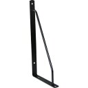 TRUSCO 396-4016 ALT300-BK カラーアーム棚受 300mm 黒色 3964016