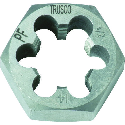 TRUSCO 432-9287 TD6-1/8PF28 六角サラエナットダイス PF1/8-28 4329287