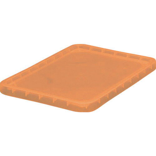 TRUSCO 759-6022 S-54FOR S54型コンテナ用フタ 透明オレンジ 7596022