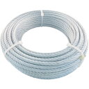 TRUSCO 759-9455 JWM-12S10 JIS規格品メッキ付ワイヤロープ (6X24)Φ12mmX10m 7599455