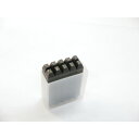 TRUSCO 228-4731 SK-25 数字刻印セット 2.5mm 2284731