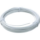 TRUSCO 255-5703 TCW-26W カラー針金 ビニール被覆タイプ ホワイト白 #12 線径2.6mm 1kg 2555703