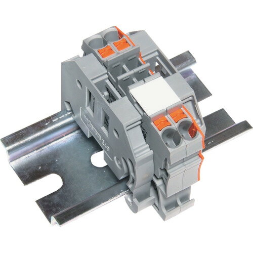 TRUSCO 257-3048 SPTB24A-2-2P スプリング式端子台2線式 2極 電線サイズ0.25~2.5 2573048