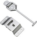 TRUSCO 284-8066 TDF-130T 車体ドア留め金具 縦型・ステンレス製 137mm 1組(袋)=1個 2848066(4)