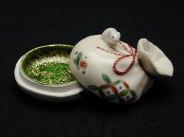 砂金袋干支 香合