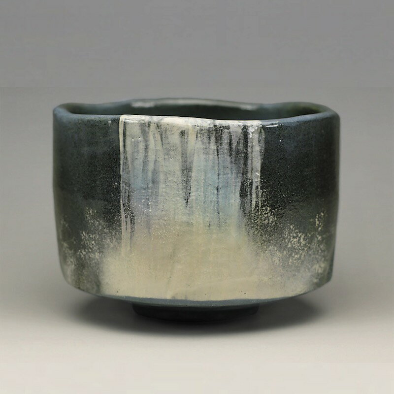 瀬戸焼 桜志野抹茶碗 11.5×7.5cm