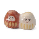 吉村楽入 2024年新春作品 紅白だるま 箸置【送料無料(北海道・沖縄1000円)】