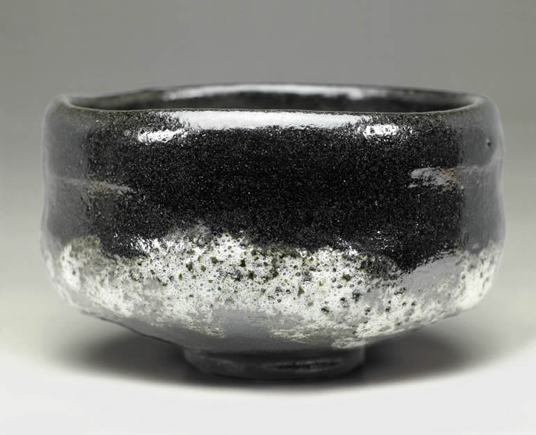 Rakuten - 吉村楽入　2017年初春作品　道入「荒磯」写　黒楽茶碗
