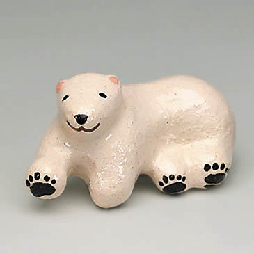 吉村楽入 2016年初春作品白熊 箸置