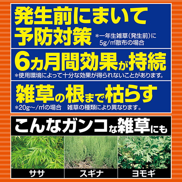 除草剤 持続 雑草 カダン除草王オールキラー粒剤 3kg フマキラー