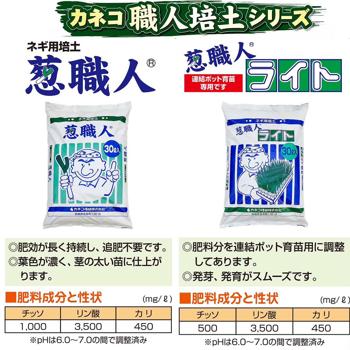 培養土 葱職人 培土 30L カネコ種苗 職人培土 ネギ用培土 培養土 野菜 培養土 業務...