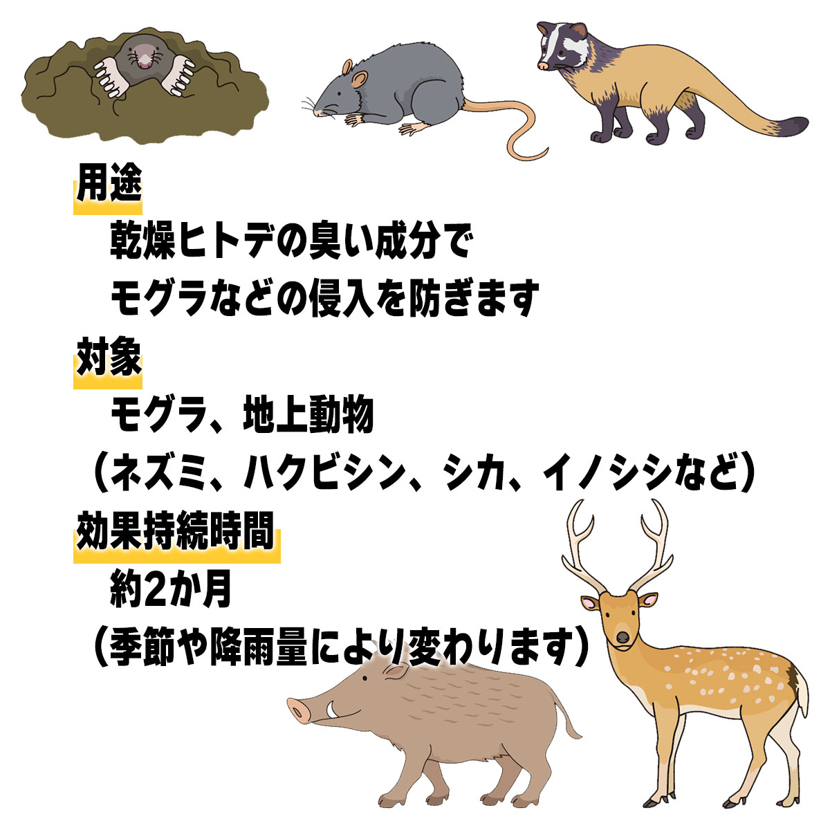 ヒトデ忌避剤 ヒトデでくるな 10kg×2袋 パネフリ工業 忌避剤 害獣 忌避剤 ハクビシ...