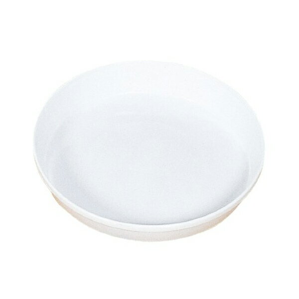 浅皿 ホワイト 4号 リッチェル 鉢皿 