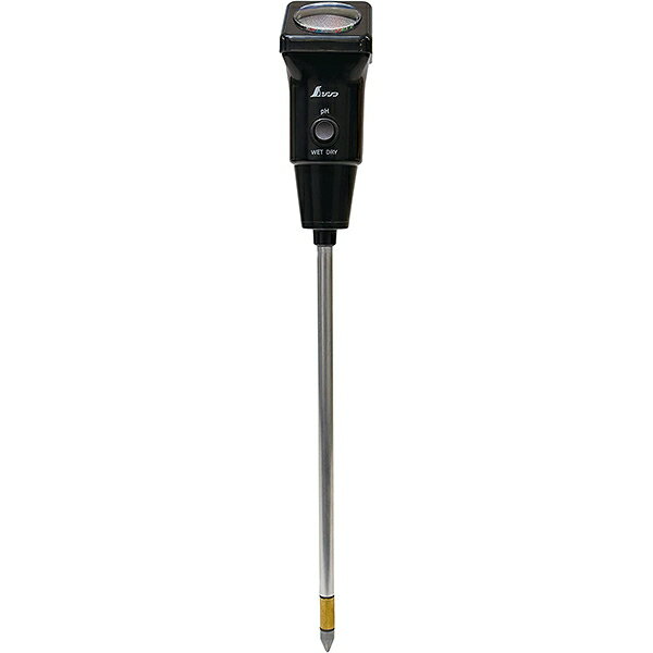 土壌酸度(pH) 計 C ロング電極測定コンディションチェック機能付 シンワ測定 土壌酸度測定の為の水分コンディショニングチェック機能付