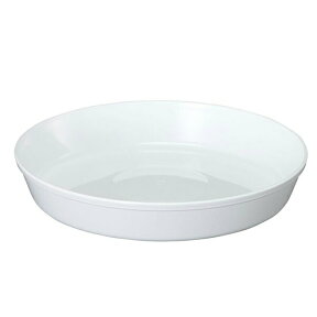 鉢皿サルーン 2号 ホワイト 大和プラスチック 鉢皿 M12