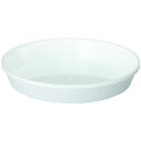 鉢皿サルーン 3号 ホワイト 大和プラスチック 鉢皿 M12