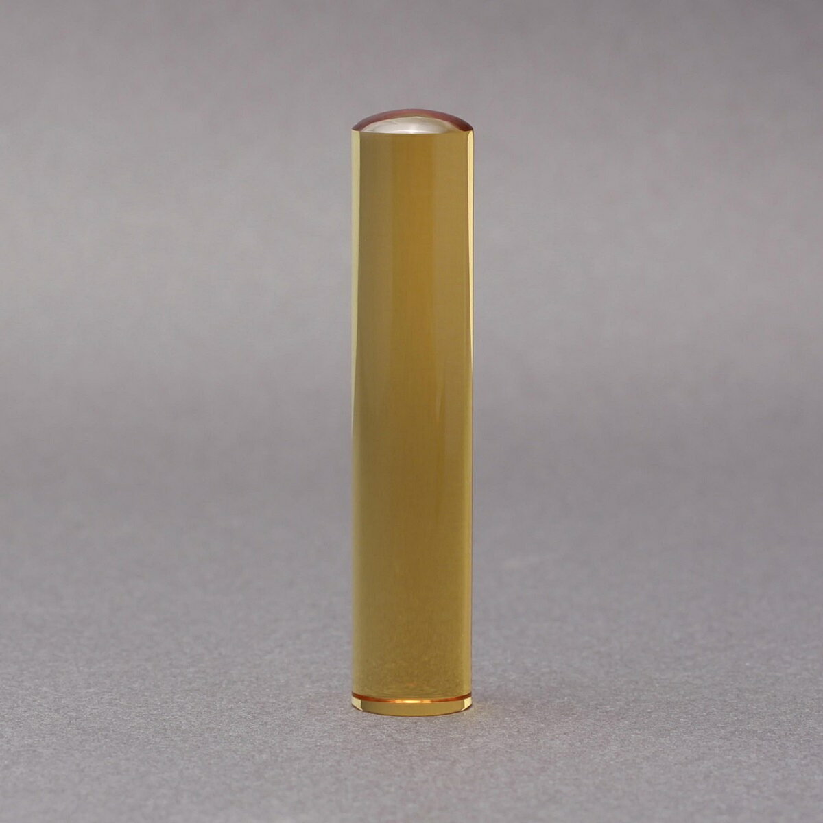 印鑑/銀行印/黄水晶・シトリン・Citrine/印鑑サイズ・12mm/印鑑プレビュー無料/印鑑ケース別売/水晶・石英に精通した石彫り印鑑職人が..